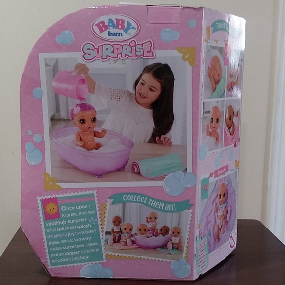 Baby Born Toys Baby Born Surprise Bathtub 2 Surprises Poshmark